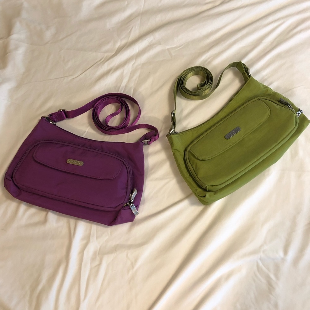TWO BAGGALLINI CROSSBODY HANDBAGS